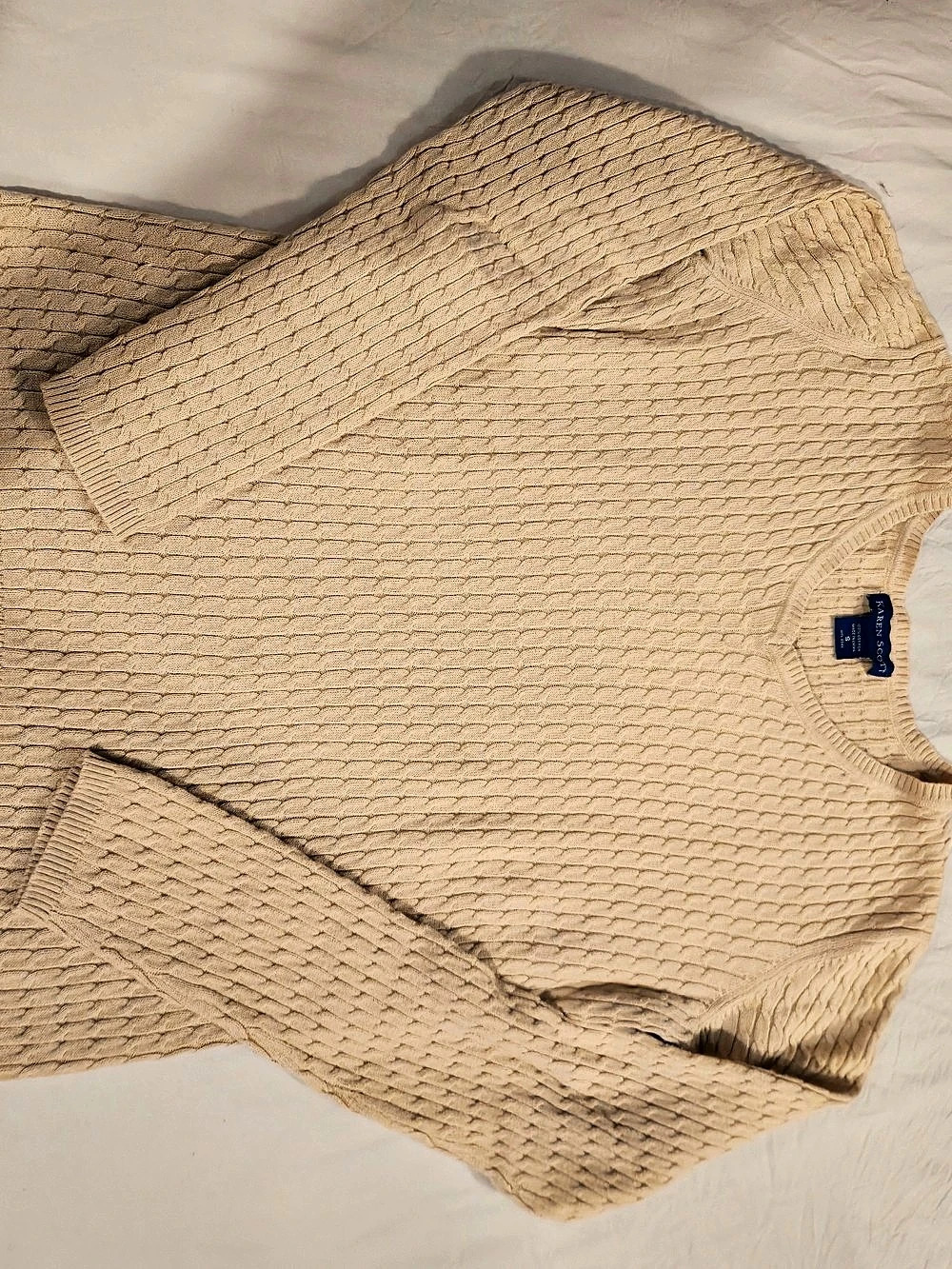 Karen Scott Cotton Knit Sweater Size Small
